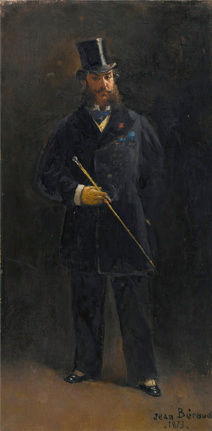 让·贝罗 (Jean Béraud，法国画家) 作品--《绅士》（1873）