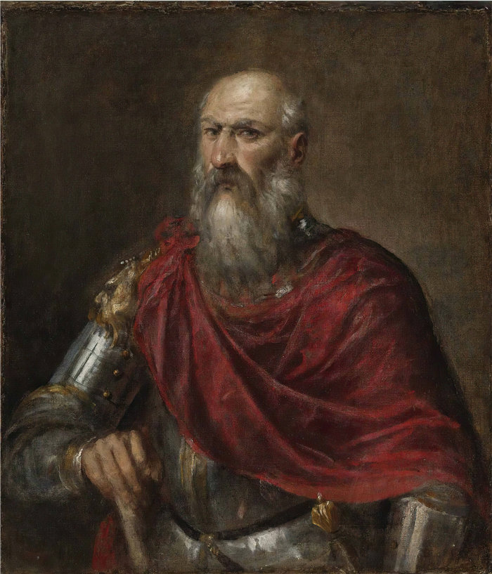 提香（Titian，意大利画家）作品--一位海军上将的肖像