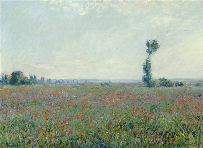 克洛德·莫奈（Claude Monet，法国画家）作品- 罂粟田 2