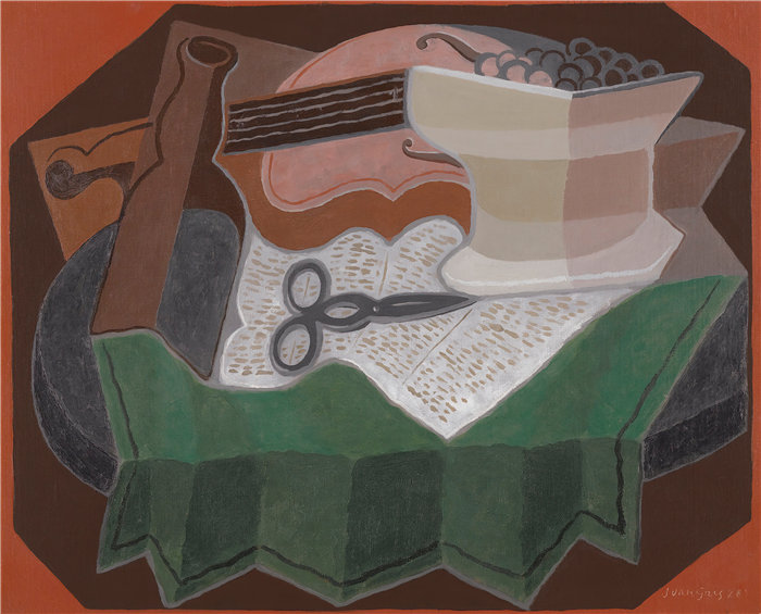 胡安·格里斯(Juan Gris，西班牙画家)作品--莱斯西索 (1926)