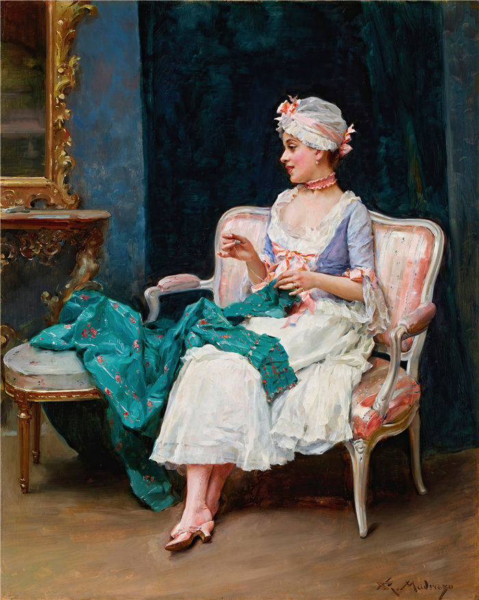 雷蒙多·德·马德拉索·加雷特(Raimundo de Madrazo y Garreta,西班牙画家)-- 艾琳