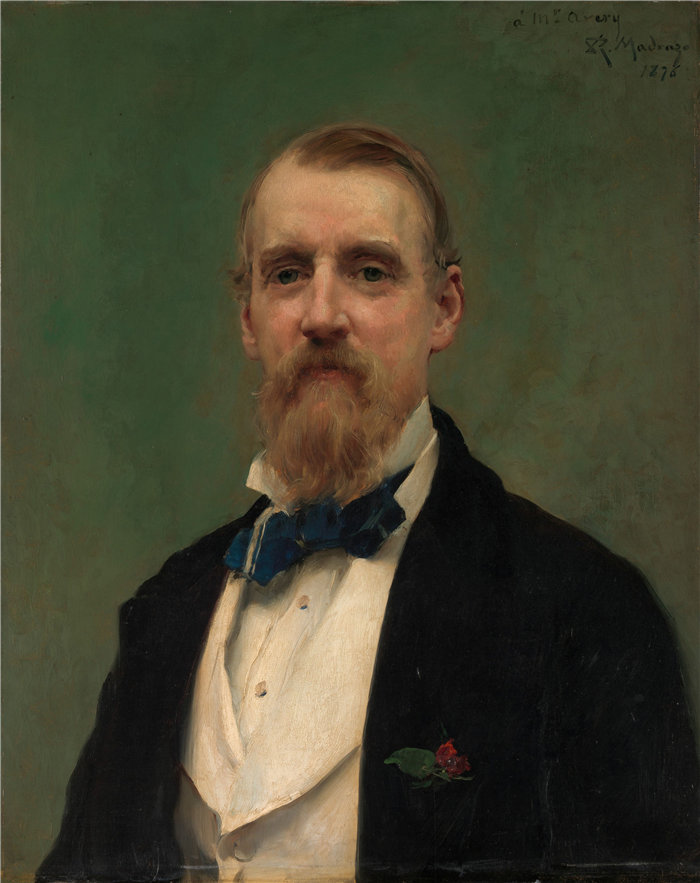 雷蒙多·德·马德拉索·加雷特（Raimundo de Madrazo y Garreta，西班牙画家）-- 塞缪尔·P·艾弗里 (1822–1904) (1876)