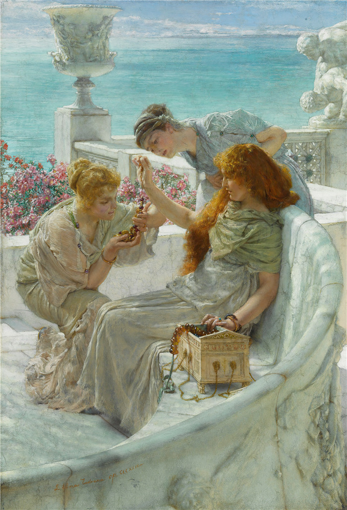 劳伦斯·阿尔玛·塔德玛（Lawrence Alma-Tadema，荷兰画家)作品--财运的最爱