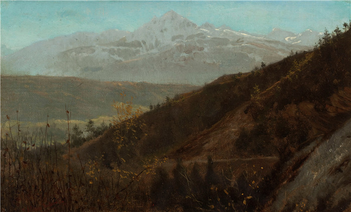 劳伦斯·阿尔玛·塔德玛（Lawrence Alma-Tadema，荷兰画家)作品--山地景观（1875-1912）