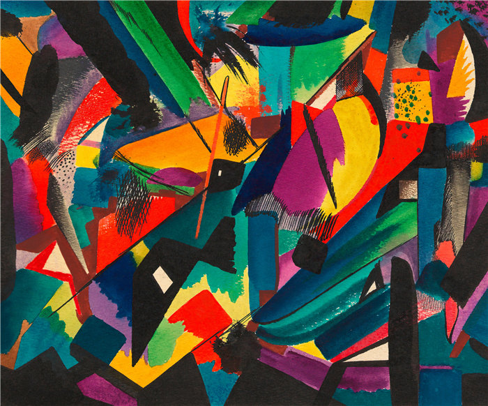 卡尔·维纳（Karl Wiener，奥地利画家 ）作品-失调 （约 1927 年）