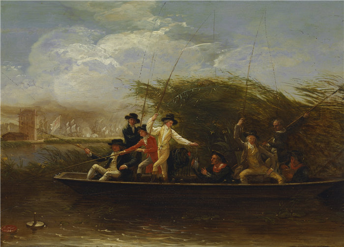 本杰明·韦斯特 (Benjamin West，美国画家)作品--钓鱼先生 (1794)