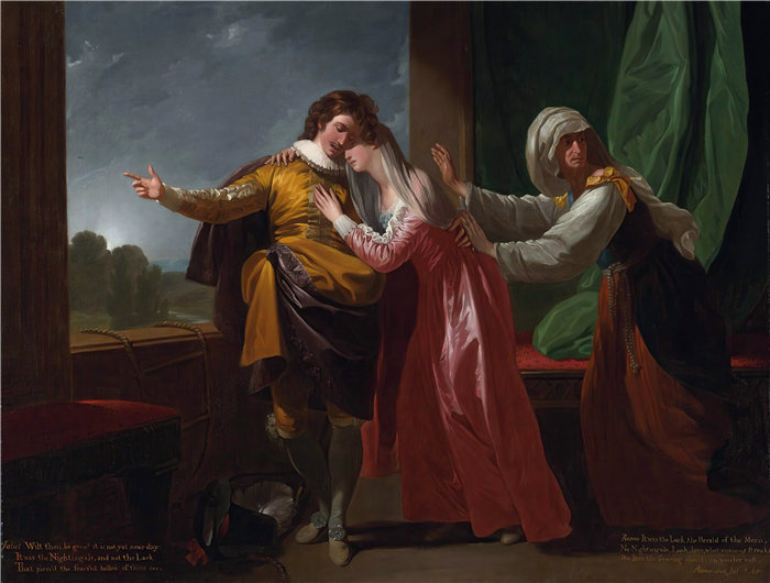 本杰明·韦斯特 (Benjamin West，美国画家)作品--罗密欧与朱丽叶