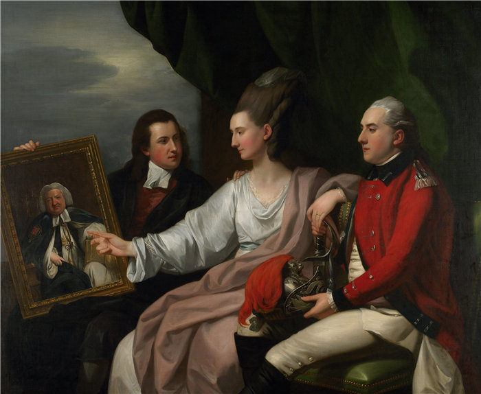 本杰明·韦斯特 (Benjamin West，美国画家)作品--德拉蒙德家族肖像组（1776 年）