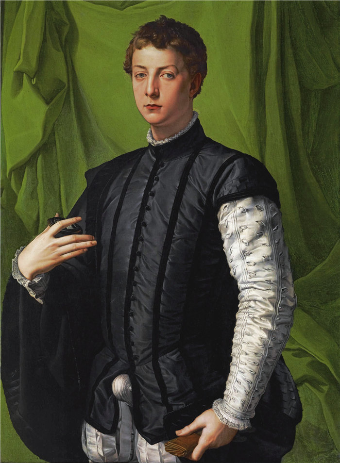 阿格诺洛·布龙齐诺（Agnolo Bronzino，意大利画家）作品-Lodovico Capponi 的肖像（1550-1555）