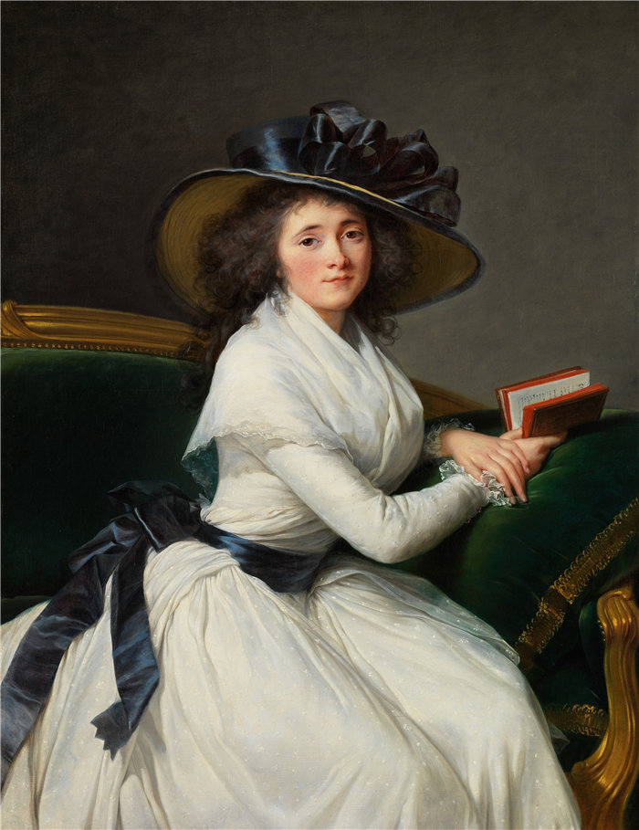 伊莉莎白·维杰·勒布伦（Louise Élisabeth Vigée Le Brun，法国画家 ）作品--城堡伯爵夫人（1789年）