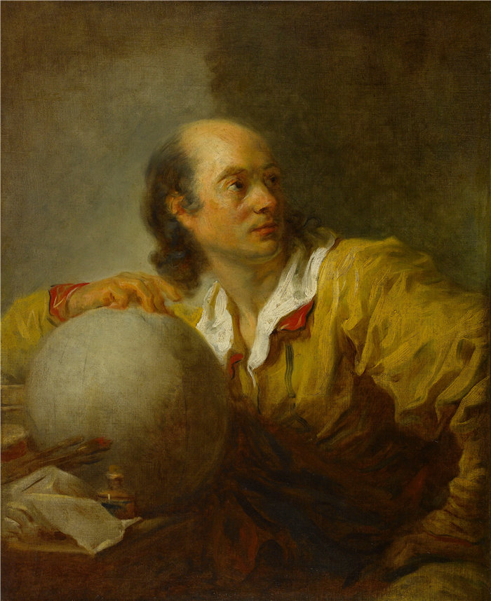 让·奥诺雷·弗拉戈纳尔（Jean Honoré Fragonard，法国画家）作品 –杰罗姆·德拉兰德 (1767 - 1768)
