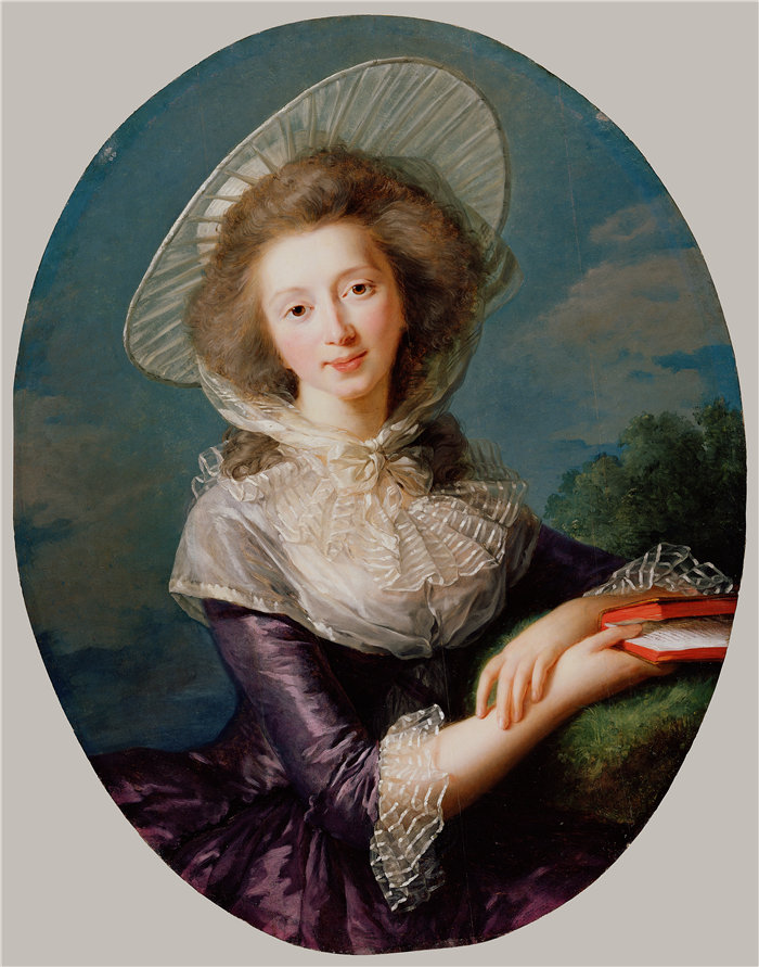 伊莉莎白·维杰·勒布伦（Louise Élisabeth Vigée Le Brun，法国画家 ）作品--瓦德鲁伊子爵夫人（1785年）