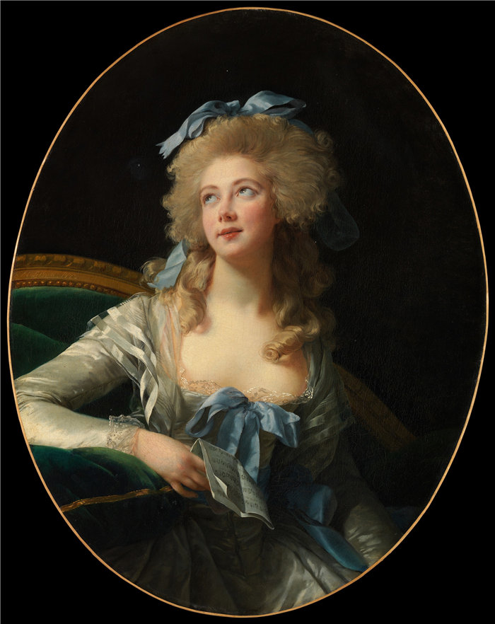 伊莉莎白·维杰·勒布伦（Louise Élisabeth Vigée Le Brun，法国画家 ）作品--格兰夫人 (Noël Catherine Vorlée, 1761–1835) (1783)