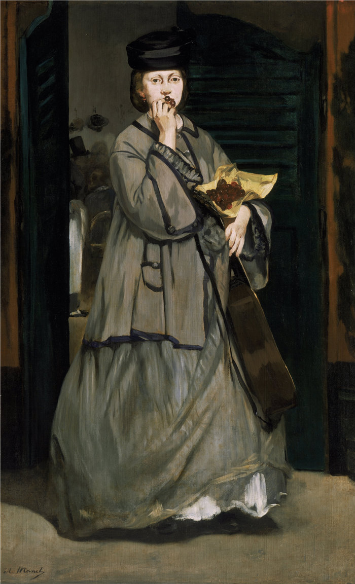 爱德华·马奈(Édouard Manet,法国画家)作品 –街头歌手