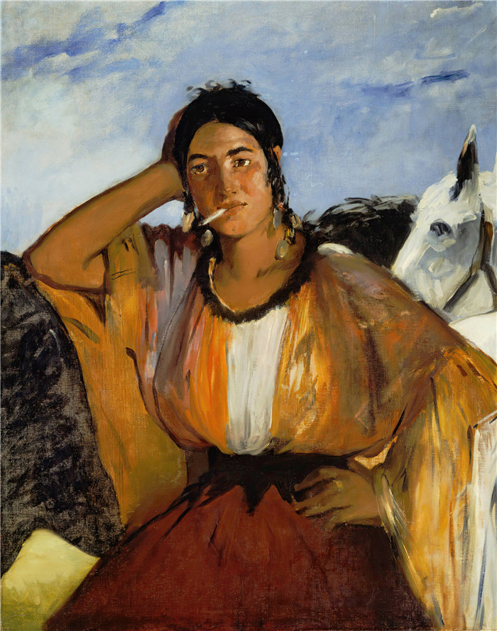 爱德华·马奈（Édouard Manet，法国画家）作品 –吉普赛人的香烟