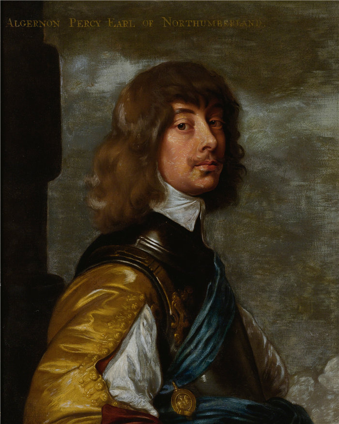 安东尼·范·戴克（Anthony van Dyck，比利时画家）作品-诺森伯兰郡第十代伯爵阿尔杰农·珀西