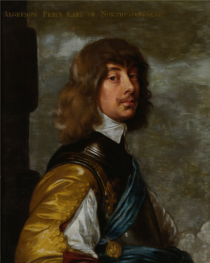 安东尼·范·戴克(Anthony van Dyck,比利时画家)作品-诺森伯兰郡第十代伯爵阿尔杰农·珀西
