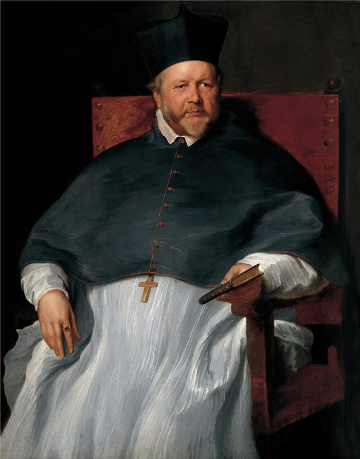安东尼·范·戴克(Anthony van Dyck,比利时画家)作品-扬·范·马尔德伦主教