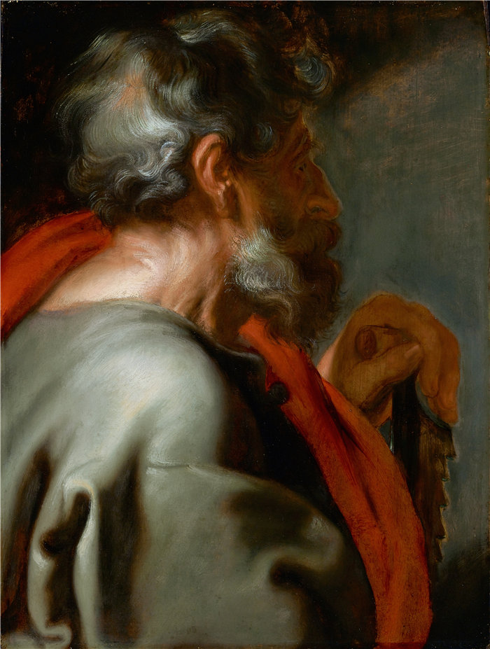安东尼·范·戴克(Anthony van Dyck,比利时画家)作品-使徒西蒙 (1618)