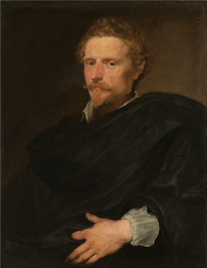 安东尼·范·戴克（Anthony van Dyck，比利时画家）作品-一个男人的肖像（约 1620 年）