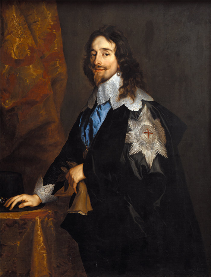 安东尼·范·戴克（Anthony van Dyck，比利时画家）作品-英国国王查理一世 (1614 – 1641)