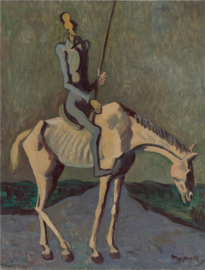 马杰尔尼克 （Majerník，斯洛伐克画家）作品-堂吉诃德 (1937)
