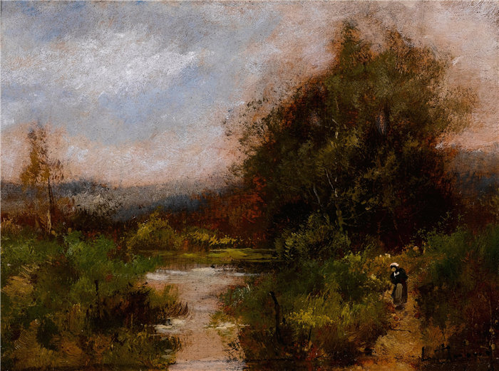 尤金·加利安-拉卢（Eugène Galien-Laloue，法国画家）作品--风景 (1)