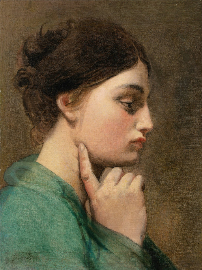 让·奥古斯特·多米尼克·安格尔(Jean Auguste Dominique Ingres,法国画家)-奥德赛,荷马对神化人物的研究