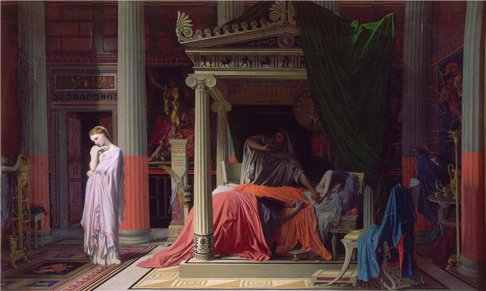 让·奥古斯特·多米尼克·安格尔(Jean Auguste Dominique Ingres,法国画家)-安条克和斯特拉托尼斯