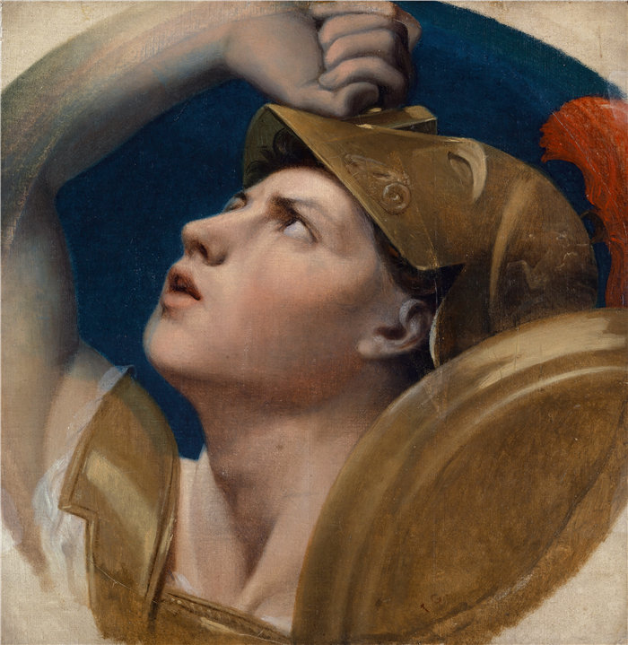 让·奥古斯特·多米尼克·安格尔(Jean Auguste Dominique Ingres,法国画家)-火星 (1864)