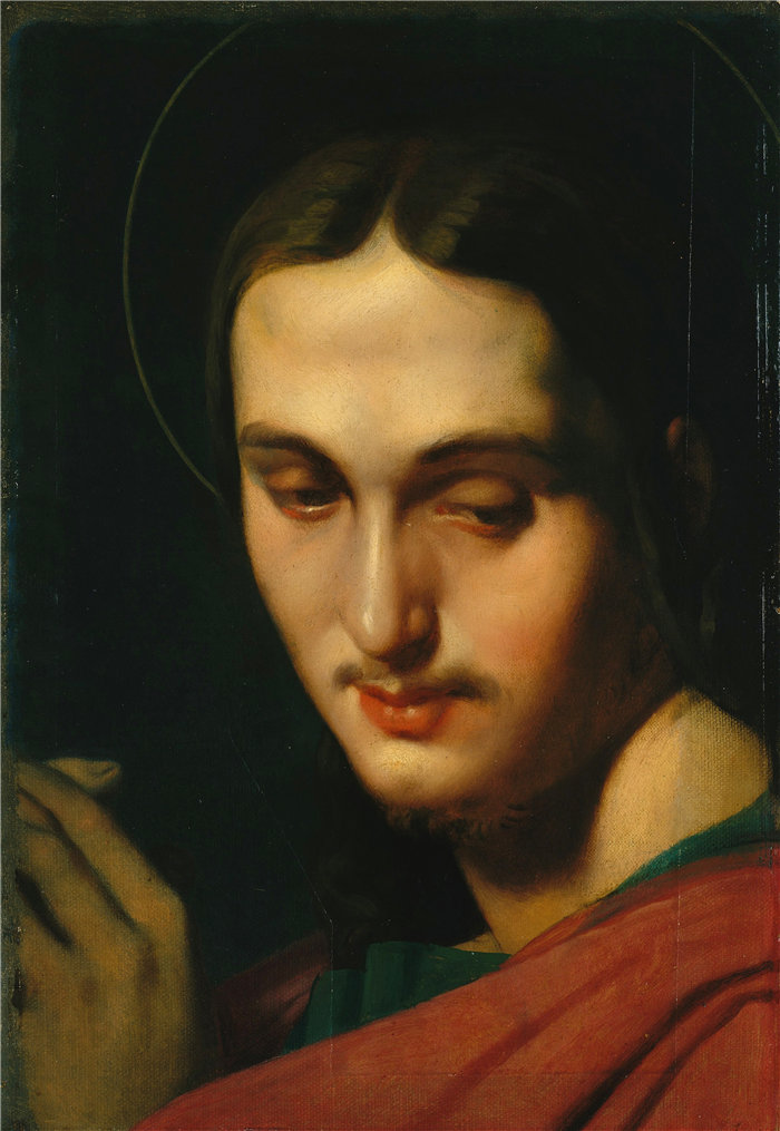 让·奥古斯特·多米尼克·安格尔（Jean Auguste Dominique Ingres，法国画家）-圣约翰福音传道者的负责人