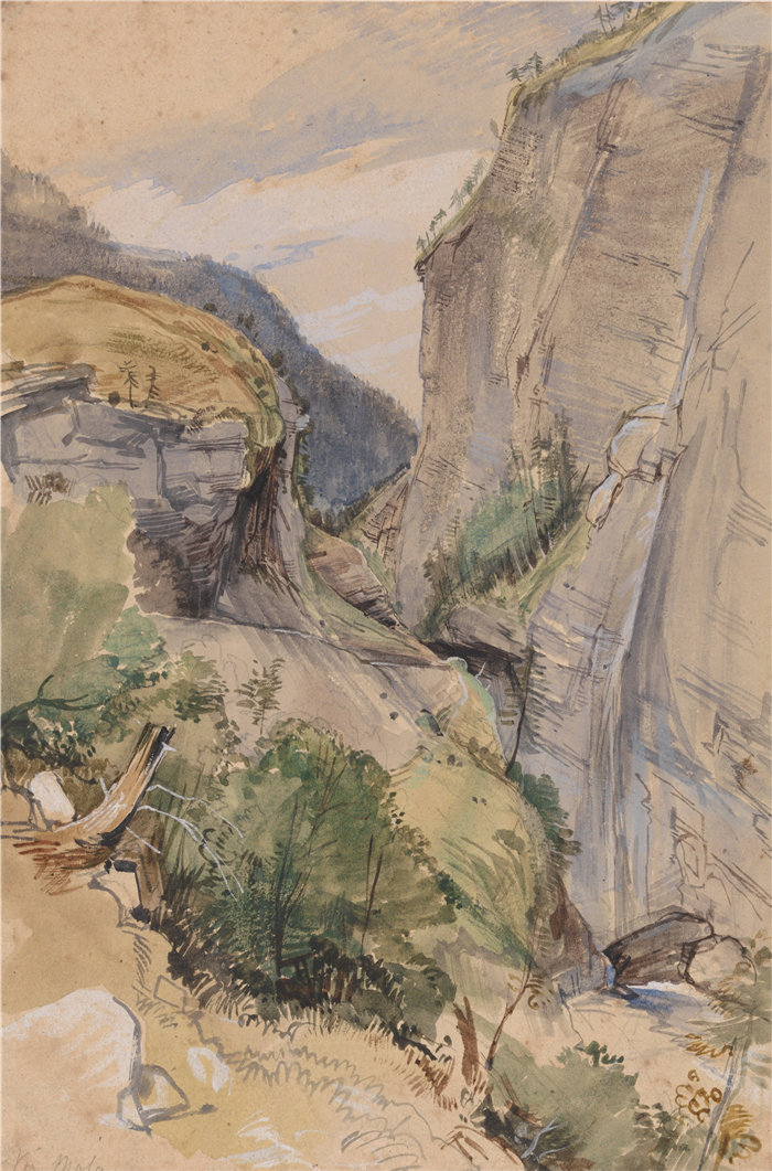 约翰·弗雷德里克·刘易斯(John Frederick Lewis英国画家)作品-马拉大街