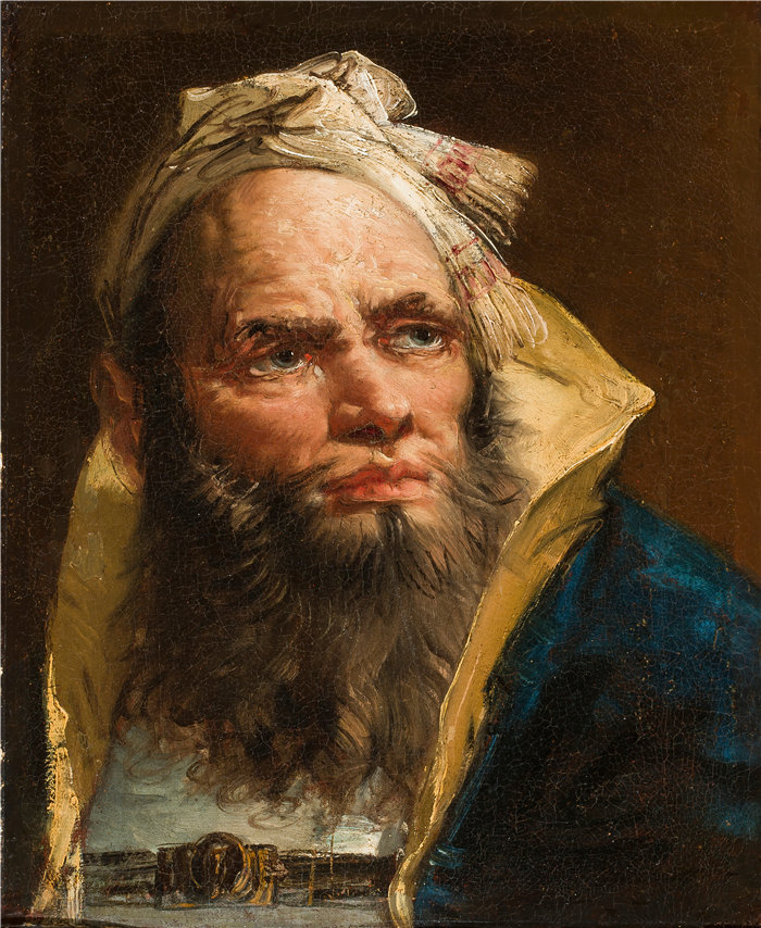 乔瓦尼·巴蒂斯塔·提埃波罗(Giovanni Battista Tiepolo,意大利画家)作品-哲学家的领袖(约 1740-1745)