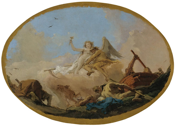 乔瓦尼·巴蒂斯塔·提埃波罗（Giovanni Battista Tiepolo，意大利画家）作品-时间发现真相