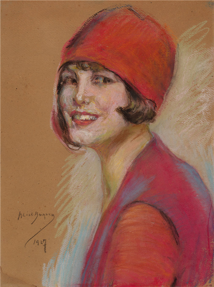 爱丽丝·派克·巴尼 (Alice Pike Barney,美国画家)作品-好莱坞 (1927)