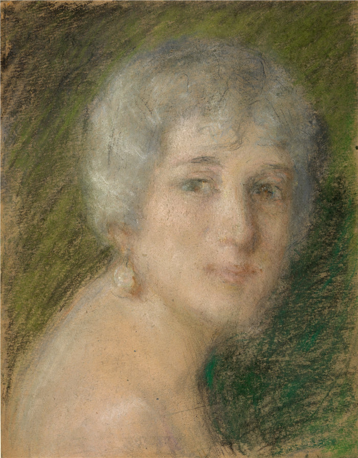 爱丽丝·派克·巴尼 (Alice Pike Barney,美国画家)作品-侯爵夫人(约 1927 年)