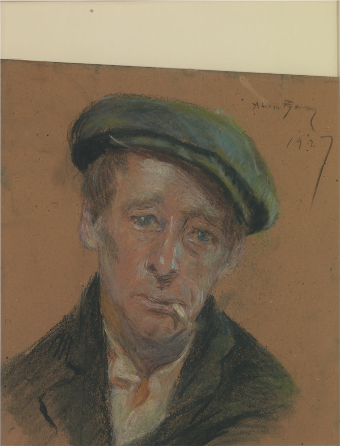 爱丽丝·派克·巴尼 (Alice Pike Barney,美国画家)作品-吉米·戴维斯 (1927)