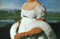 安格尔作品《拉罗林娜里维埃小姐》