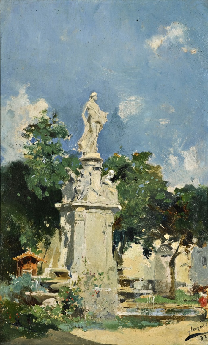华金·索罗拉（Joaquin Sorolla）阿波罗喷泉，马德里（1883 年）
