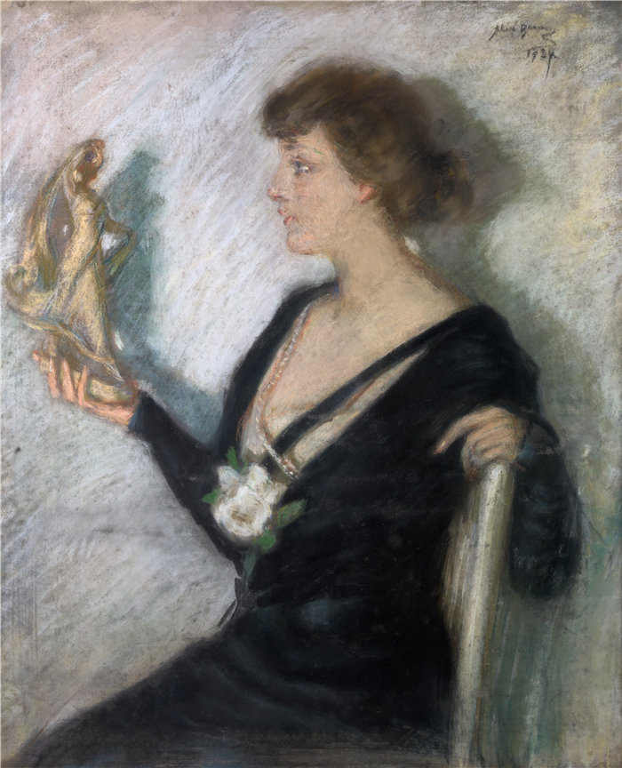 爱丽丝·派克·巴尼 (Alice Pike Barney，美国画家)作品-塔纳格拉图 (1924)