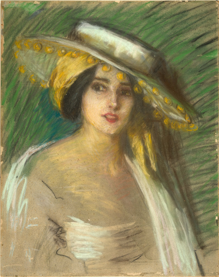 爱丽丝·派克·巴尼 (Alice Pike Barney,美国画家)作品-西班牙幻想III