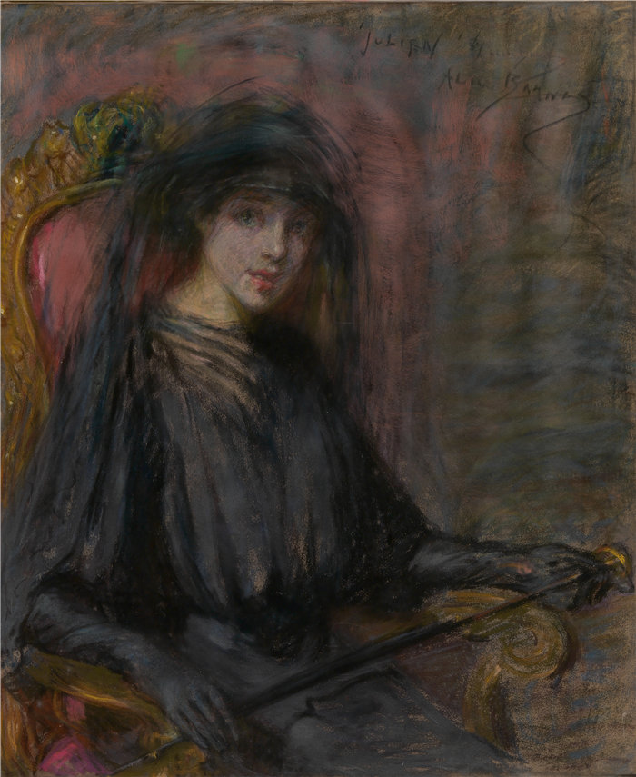 爱丽丝·派克·巴尼 (Alice Pike Barney，美国画家)作品-朱丽安 (1911)