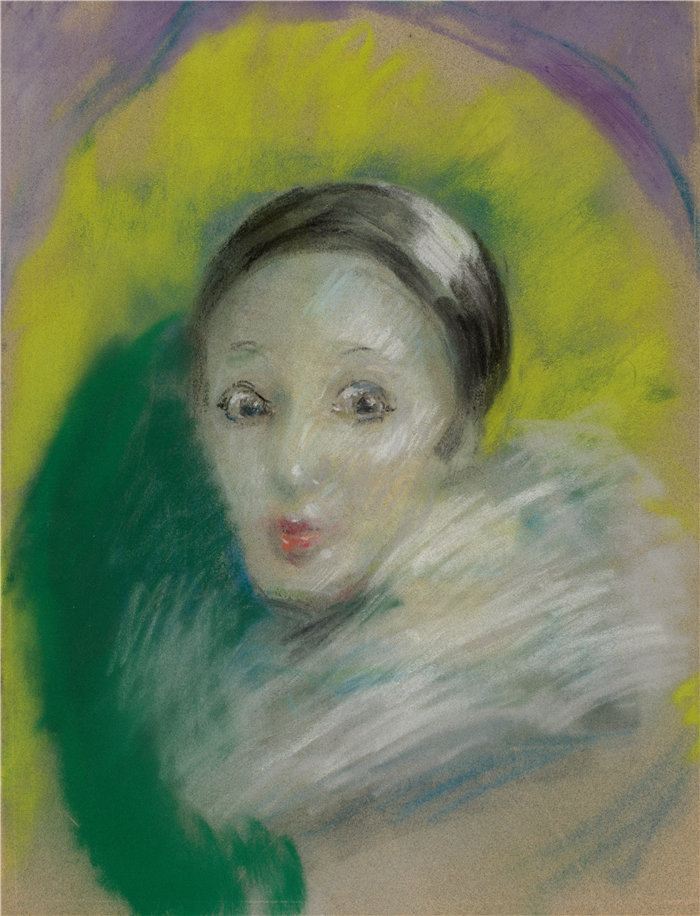 爱丽丝·派克·巴尼 (Alice Pike Barney，美国画家)作品-月亮疯狂 (1928)