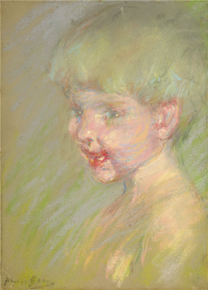 爱丽丝·派克·巴尼 (Alice Pike Barney,美国画家)作品-阳光的光芒(约 1923 年)