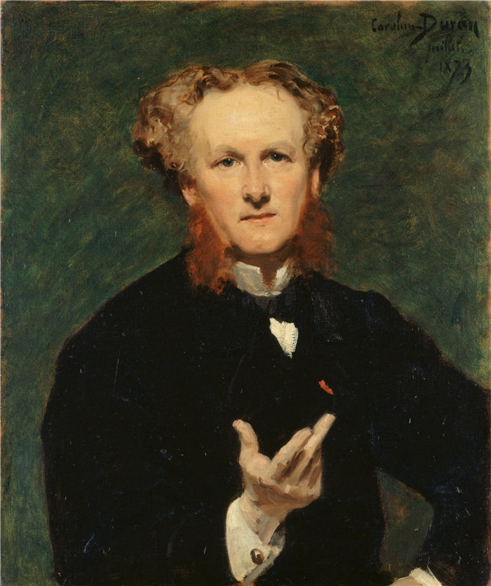 卡洛鲁斯·杜兰（Carolus-Duran，法国画家）作品-艾蒂安·哈罗肖像（1873 年）