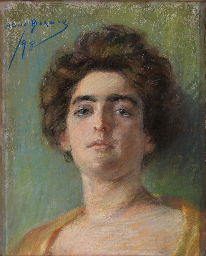 爱丽丝·派克·巴尼 (Alice Pike Barney，美国画家)作品-劳拉·爱丽丝 (1898)