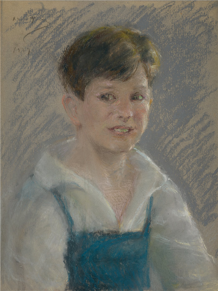 爱丽丝·派克·巴尼 (Alice Pike Barney,美国画家)作品-小园丁 (1927)