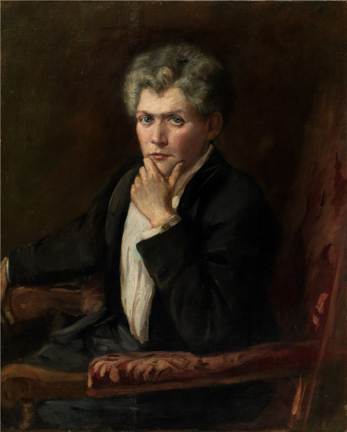 爱丽丝·派克·巴尼 (Alice Pike Barney，美国画家)作品-玛丽休特（约 1900 年）