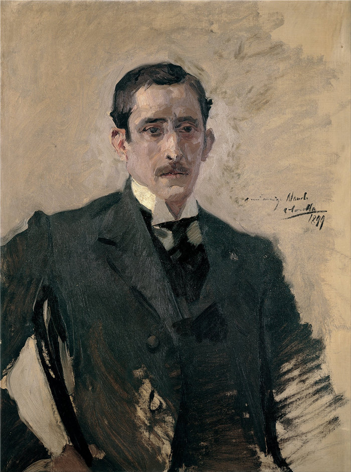 华金·索罗拉(Joaquin Sorolla,西班牙画家)作品-肖像