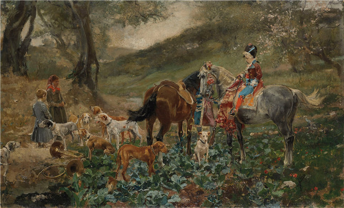 华金·索罗拉（Joaquin Sorolla，西班牙画家）作品-小王子 (1888)